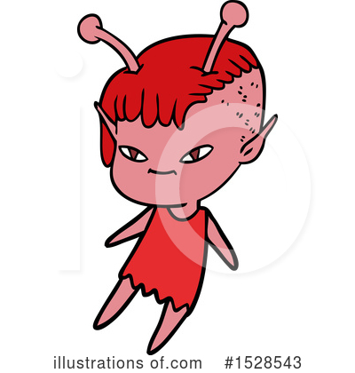 Royalty-Free (RF) Alien Clipart Illustration by lineartestpilot - Stock Sample #1528543