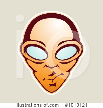 Royalty-Free (RF) Alien Clipart Illustration by cidepix - Stock Sample #1610121
