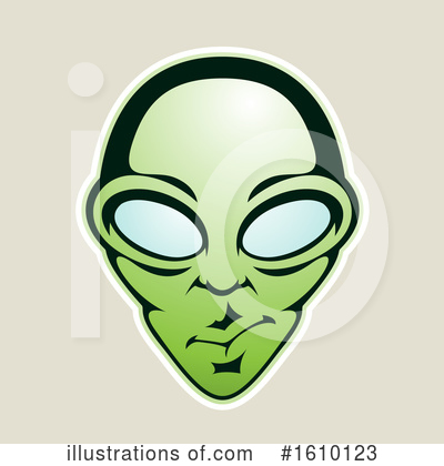 Royalty-Free (RF) Alien Clipart Illustration by cidepix - Stock Sample #1610123