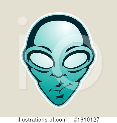 Royalty-Free (RF) Alien Clipart Illustration by cidepix - Stock Sample #1610127