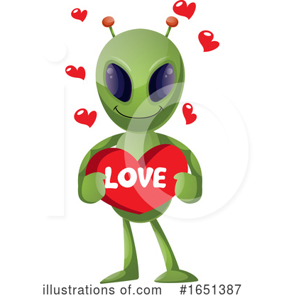 Royalty-Free (RF) Alien Clipart Illustration by Morphart Creations - Stock Sample #1651387