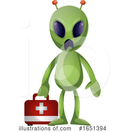 Royalty-Free (RF) Alien Clipart Illustration by Morphart Creations - Stock Sample #1651394