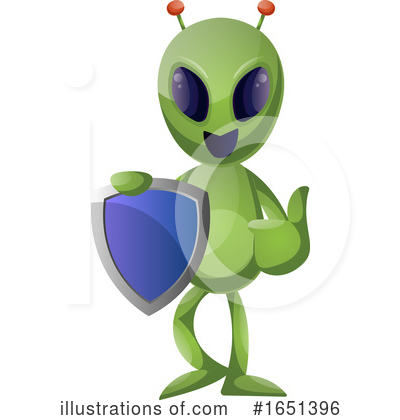 Royalty-Free (RF) Alien Clipart Illustration by Morphart Creations - Stock Sample #1651396