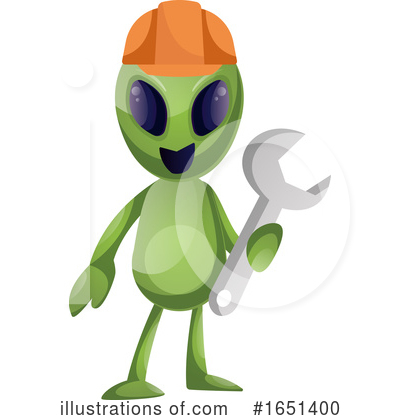 Royalty-Free (RF) Alien Clipart Illustration by Morphart Creations - Stock Sample #1651400