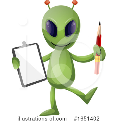 Royalty-Free (RF) Alien Clipart Illustration by Morphart Creations - Stock Sample #1651402