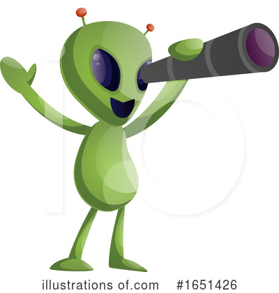 Royalty-Free (RF) Alien Clipart Illustration by Morphart Creations - Stock Sample #1651426