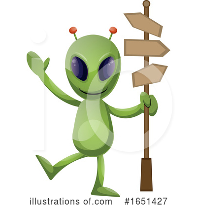 Royalty-Free (RF) Alien Clipart Illustration by Morphart Creations - Stock Sample #1651427