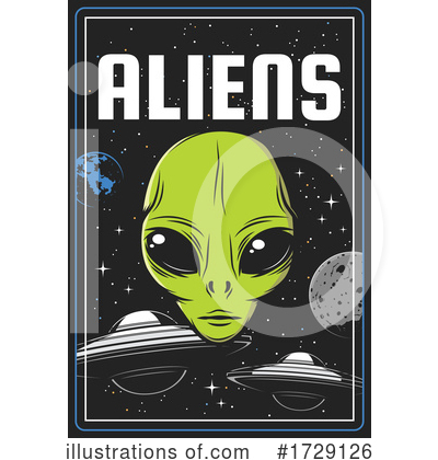 Royalty-Free (RF) Alien Clipart Illustration by Vector Tradition SM - Stock Sample #1729126