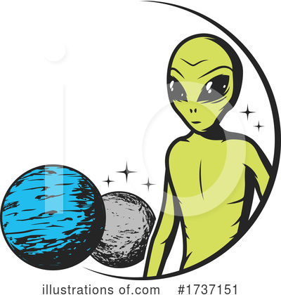 Royalty-Free (RF) Alien Clipart Illustration by Vector Tradition SM - Stock Sample #1737151