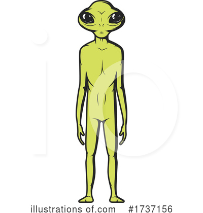 Royalty-Free (RF) Alien Clipart Illustration by Vector Tradition SM - Stock Sample #1737156