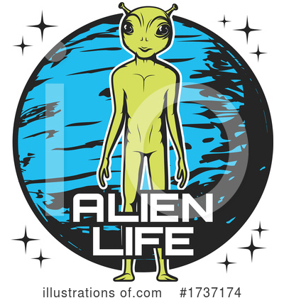 Royalty-Free (RF) Alien Clipart Illustration by Vector Tradition SM - Stock Sample #1737174