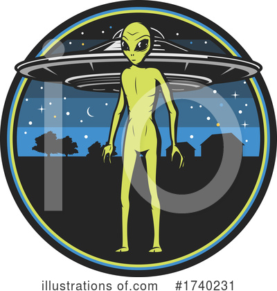 Royalty-Free (RF) Alien Clipart Illustration by Vector Tradition SM - Stock Sample #1740231