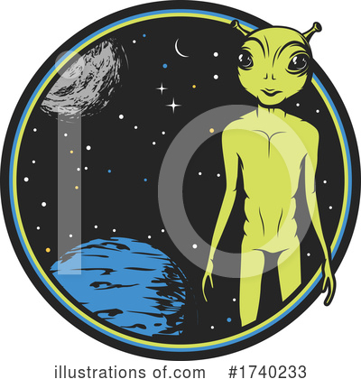 Royalty-Free (RF) Alien Clipart Illustration by Vector Tradition SM - Stock Sample #1740233