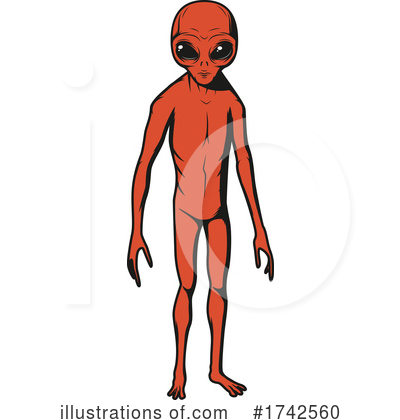 Royalty-Free (RF) Alien Clipart Illustration by Vector Tradition SM - Stock Sample #1742560