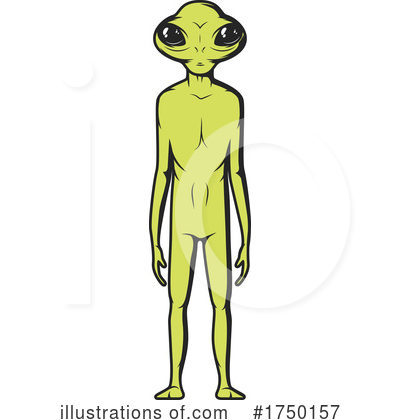 Alien Clipart #1750157 by Vector Tradition SM