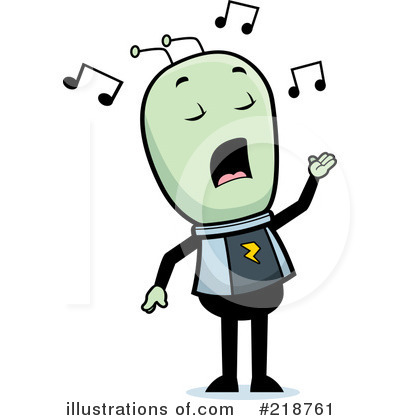 Royalty-Free (RF) Alien Clipart Illustration by Cory Thoman - Stock Sample #218761