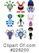 Alien Clipart #228200 by Tonis Pan