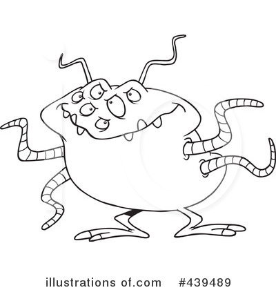 Royalty-Free (RF) Alien Clipart Illustration by toonaday - Stock Sample #439489