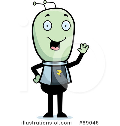 Alien Clipart #69046 by Cory Thoman