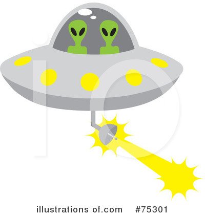 Royalty-Free (RF) Alien Clipart Illustration by Rosie Piter - Stock Sample #75301