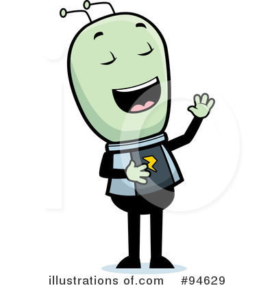 Royalty-Free (RF) Alien Clipart Illustration by Cory Thoman - Stock Sample #94629