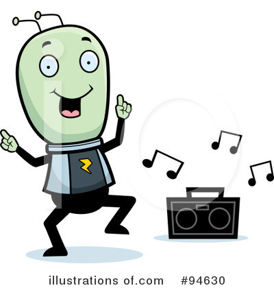 Royalty-Free (RF) Alien Clipart Illustration by Cory Thoman - Stock Sample #94630