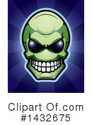 Alien Skull Clipart #1432675 by Cory Thoman