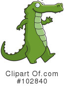 Alligator Clipart #102840 by Cory Thoman