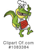 Alligator Clipart #1083384 by LaffToon