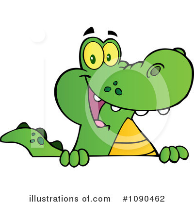Crocodile Clipart #1090462 by Hit Toon