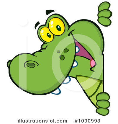 Crocodile Clipart #1090993 by Hit Toon