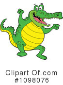 Alligator Clipart #1098076 by LaffToon