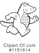 Alligator Clipart #1151614 by Cory Thoman