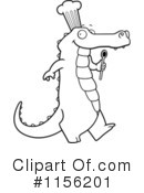 Alligator Clipart #1156201 by Cory Thoman