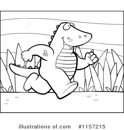 Royalty-Free (RF) Alligator Clipart Illustration by Cory Thoman - Stock Sample #1157215