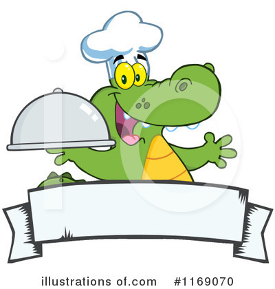 Royalty-Free (RF) Alligator Clipart Illustration by Hit Toon - Stock Sample #1169070