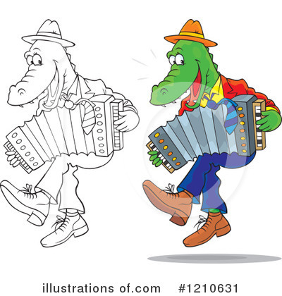 Alligators Clipart #1210631 by Alex Bannykh