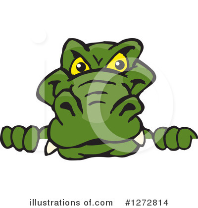 Alligator Clipart #1272814 by Dennis Holmes Designs