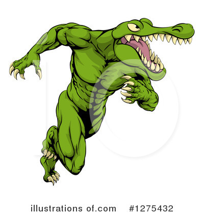 Alligator Clipart #1275432 by AtStockIllustration