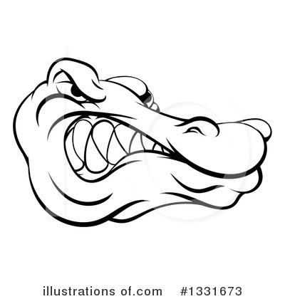 Royalty-Free (RF) Alligator Clipart Illustration by AtStockIllustration - Stock Sample #1331673