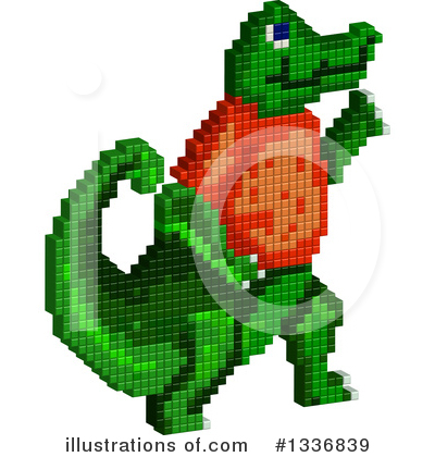 Royalty-Free (RF) Alligator Clipart Illustration by Prawny - Stock Sample #1336839