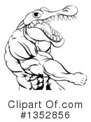 Alligator Clipart #1352856 by AtStockIllustration