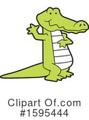 Alligator Clipart #1595444 by Johnny Sajem