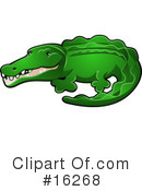 Alligator Clipart #16268 by AtStockIllustration