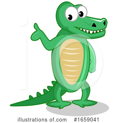 Royalty-Free (RF) Alligator Clipart Illustration by Morphart Creations - Stock Sample #1659041