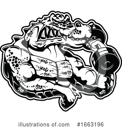 Crocodile Clipart #1663196 by Vector Tradition SM