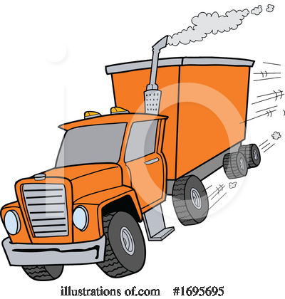 Delivery Clipart #1695695 by LaffToon