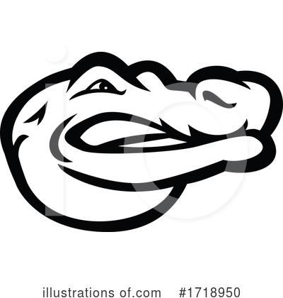 Crocodile Clipart #1718950 by patrimonio