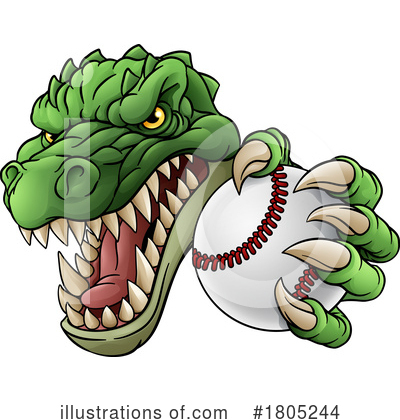 Royalty-Free (RF) Alligator Clipart Illustration by AtStockIllustration - Stock Sample #1805244
