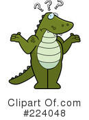 Alligator Clipart #224048 by Cory Thoman
